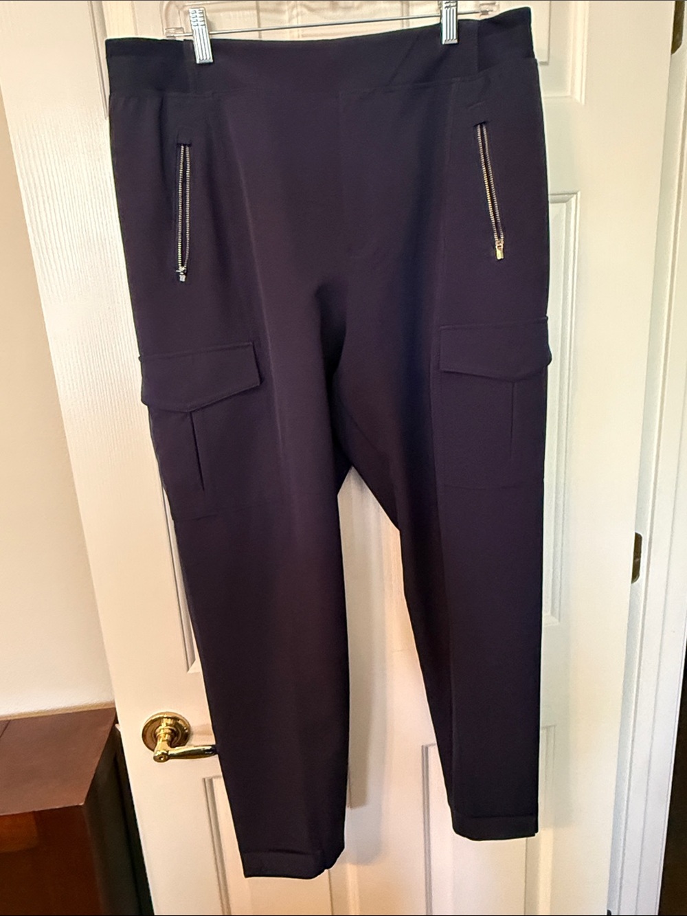 Athleta Dark Blue Cargo Ankle Pants